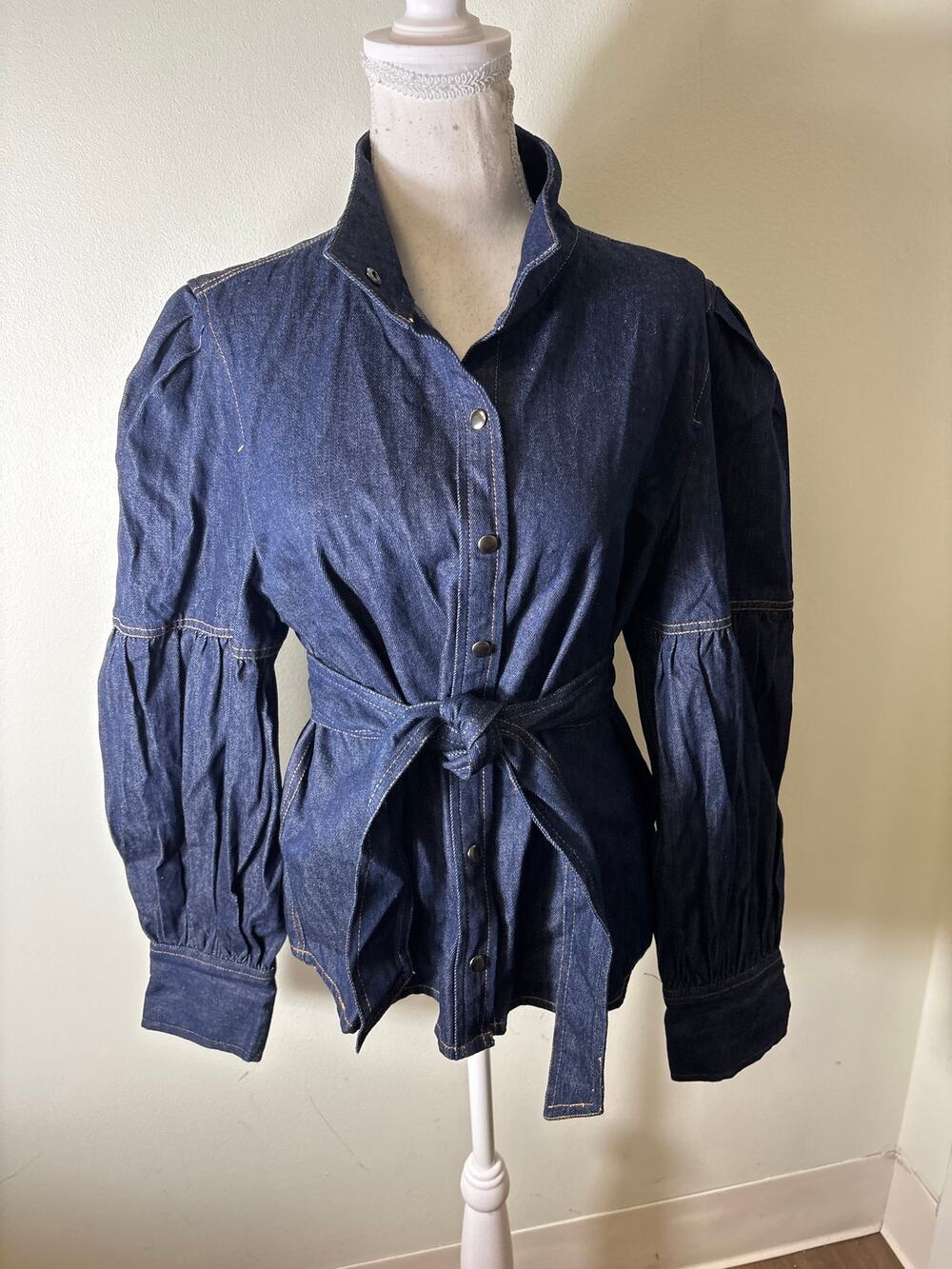 NWT Letmebe Denim Jacket Sz L